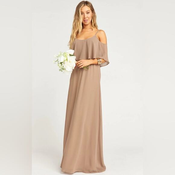 Show Me Your MuMu Dresses & Skirts - Show me your mumu tan brown maxi dress size M New